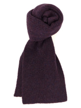 Dries Van Noten Purple Wool Foulard