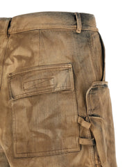 DRKSHDW Beige Cotton Bermuda Shorts