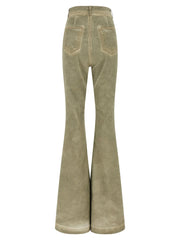 DRKSHDW Beige Cotton Bootcut Jeans