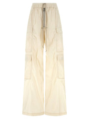 DRKSHDW Beige Nylon Cargo Pants
