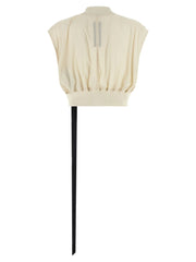 DRKSHDW Beige Nylon Sleeveless Jacket - S