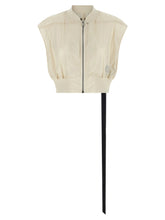 DRKSHDW Beige Nylon Sleeveless Jacket - S