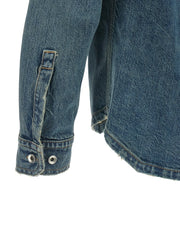 DRKSHDW Blue Cotton Denim Jacket