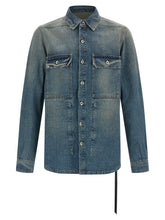 DRKSHDW Blue Cotton Denim Jacket