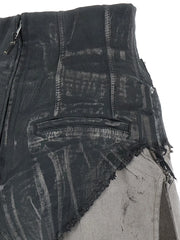 DRKSHDW Brown Cotton Bermuda Shorts - M