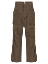 DRKSHDW Brown Cotton Cargo Pants