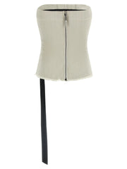 DRKSHDW Gray Cotton Tank Tops