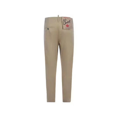 Dsquared² Beige Cotton Chino Pants - IT52 | XL