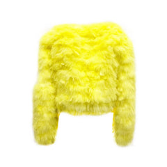 Dsquared² Bicolor Feather Bomber - 40