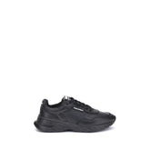 Dsquared² Black Calf Leather Bos Taurus Athletic Sneakers - EU 41 | US 8