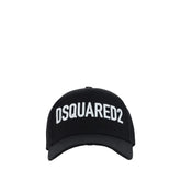 Dsquared² Black Cotton Cap (Baseball Hat) - UNI