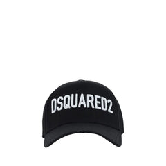 Dsquared² Black Cotton Cap (Baseball Hat) - UNI