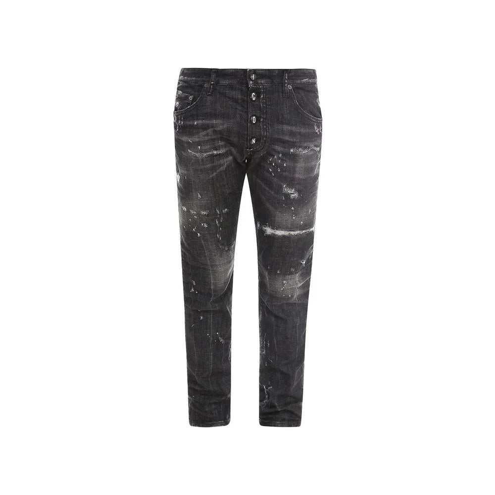 Dsquared² Black Cotton Jeans Denim - 44