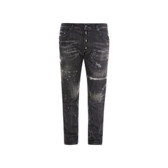 Dsquared² Black Cotton Jeans Denim - 44