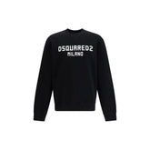 Dsquared² Black Cotton Sweatshirt