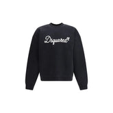 Dsquared² Black Cotton Sweatshirt