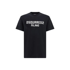 Dsquared² Black Cotton T-Shirt - S