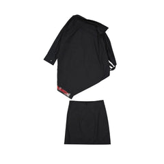 Dsquared² Black Cotton Two-Piece Suit - 40