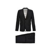 Dsquared² Black Elastane Two-Piece Suit - 48 | M