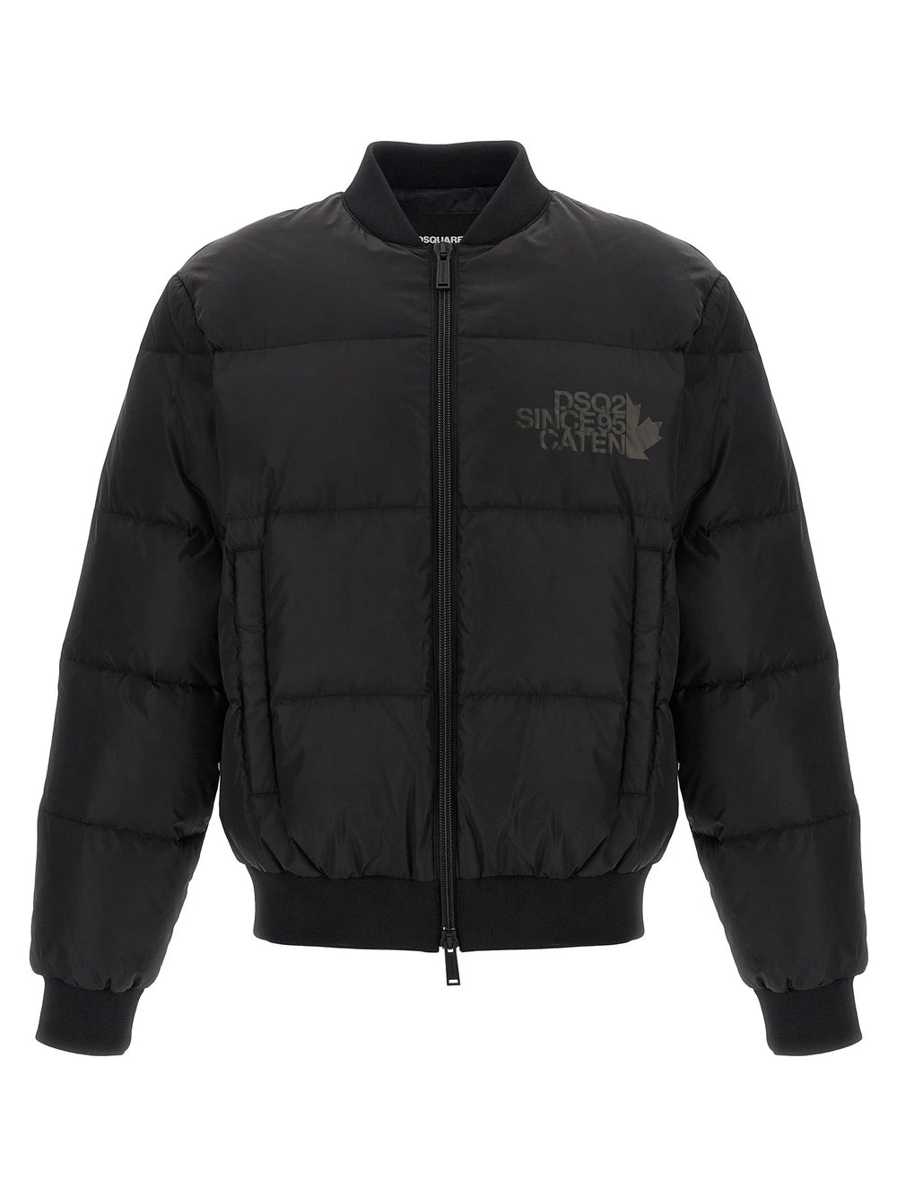 Dsquared² Black Polyamide Bomber