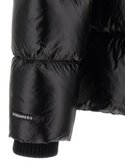Dsquared² Black Polyamide Full-Length Jacket - IT50 | L