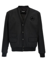 Dsquared² Black Wool Cardigan