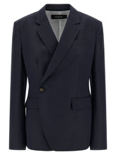 Dsquared² Blue Cotton Blazer