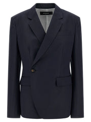 Dsquared² Blue Cotton Blazer