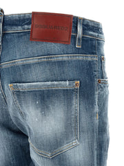 Dsquared² Blue Cotton Boyfriend Jeans - IT52 | XL