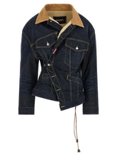 Jachetă Denim din Bumbac Albastru Dsquared²