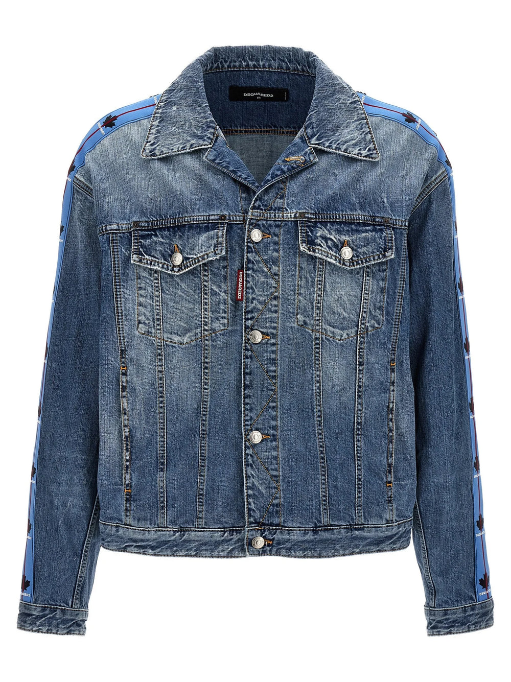 Dsquared² Blue Cotton Denim Jacket - IT50 | L