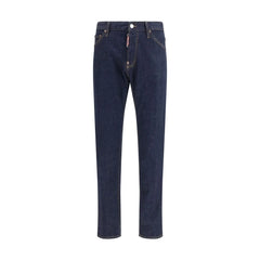 Dsquared² Blue Cotton Jeans Denim