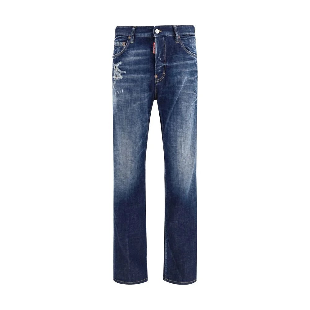 τζιν Dsquared² μπλε βαμβακιού denim