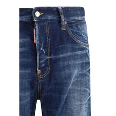 τζιν Dsquared² μπλε βαμβακιού denim