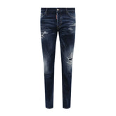 Dsquared² Blue Cotton Men Slim Jean - Jeans