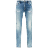 Dsquared² Blue Cotton Men’s Slim Fit Jean - Jeans