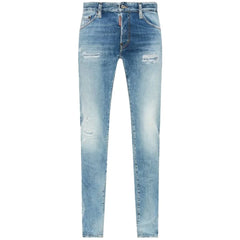 Dsquared² Blue Cotton Men’s Slim Fit Jean - Jeans