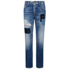 Dsquared² Blue Cotton Men’s Slim-Fit Jean - Jeans