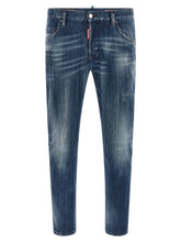 Dsquared² Blue Cotton Relaxed Fit Jeans