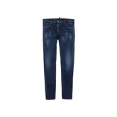 Dsquared² Blue Cotton Skinny Jeans - 42