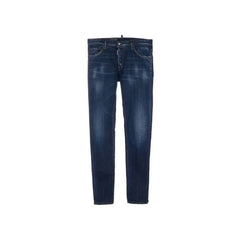 Dsquared² Blue Cotton Slim Fit Jeans - 42