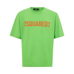 Dsquared² Electric Green Cotton Tee for Men - M - T-Shirts