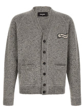 Dsquared² Gray Wool Cardigan