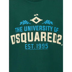 Dsquared² Green Cotton T-Shirt - S - T-Shirts