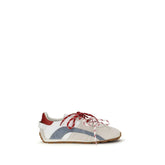 Dsquared² Bos Taurus low top sneakers in multicolor calf leather, featuring a refined athletic silhouette for men.