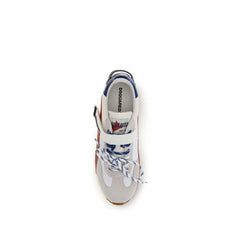 Dsquared² Multicolor Calf Leather Bos Taurus Sneakers - EU43.5/US10.5
