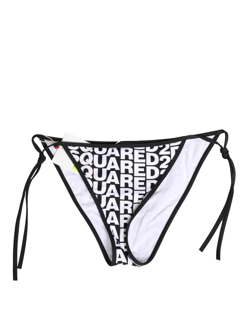 Dsquared² Multicolor Nylon Logo Print Bikini Bottom Swimwear