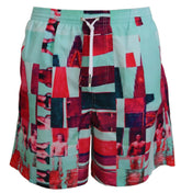 Dsquared² Multicolor Printed Beachwear Shorts Swimwear - IT48 | M - Boardshorts