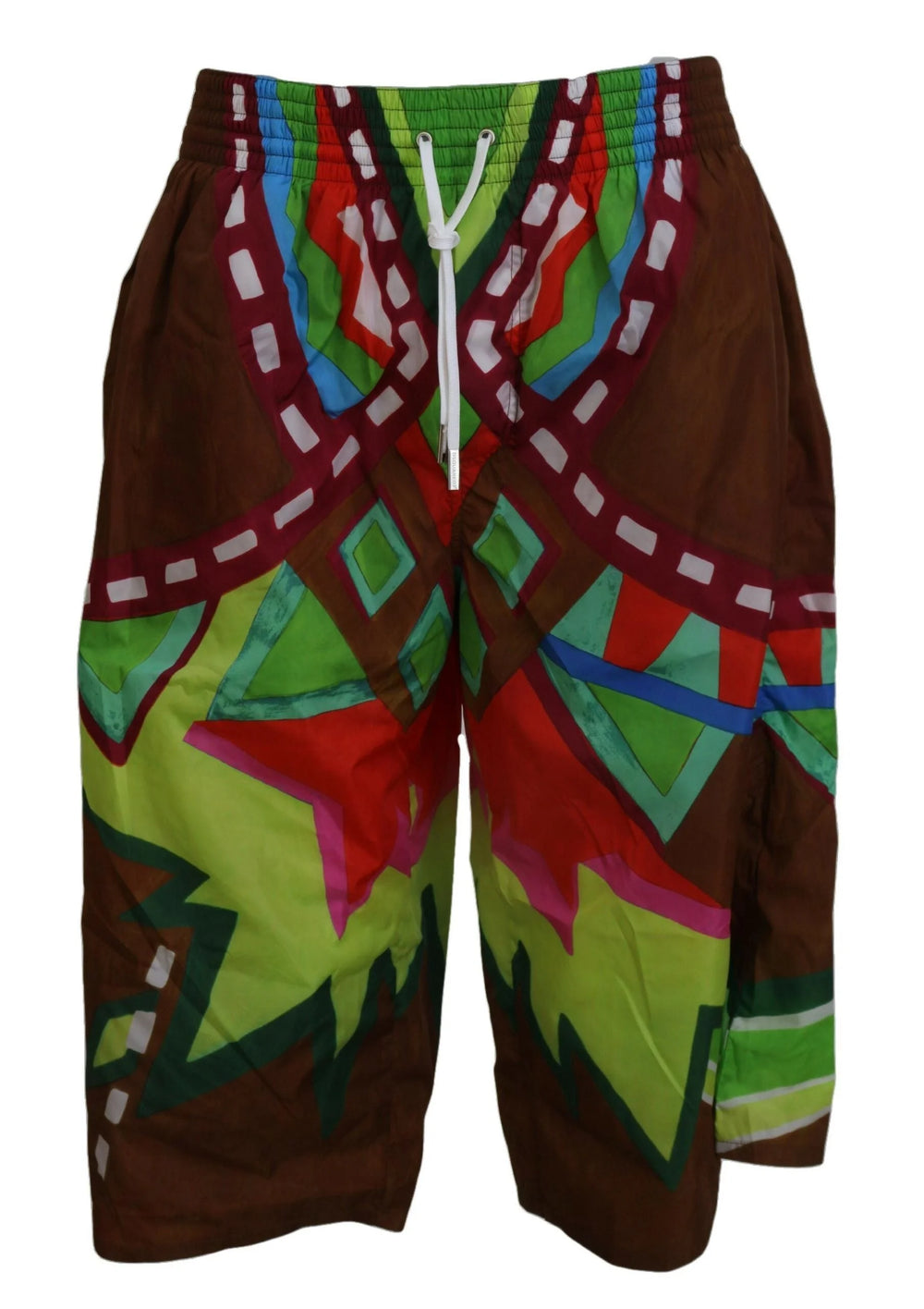 Dsquared² Multicolor Printed Men Beachwear Shorts Swimwear - IT48 | M - Swim Boxers