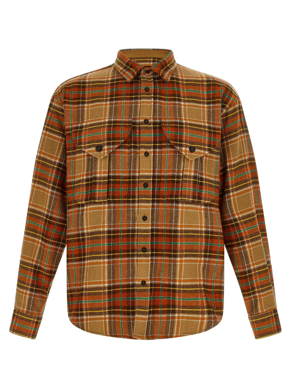 Dsquared² Orange Marabou Blouse